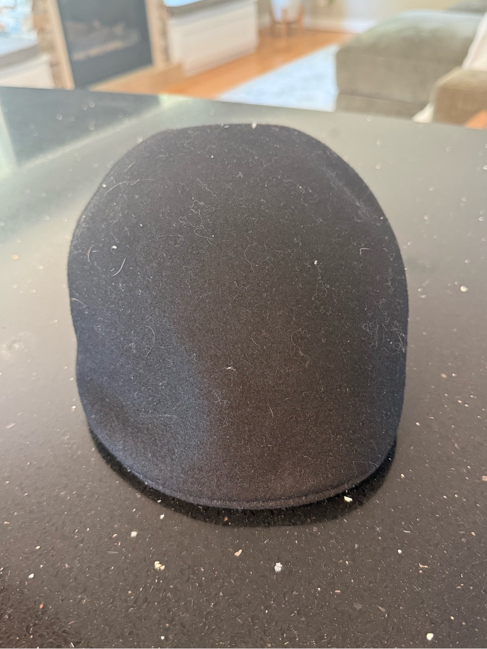 Black Felt Derby-Style Kangol Hat